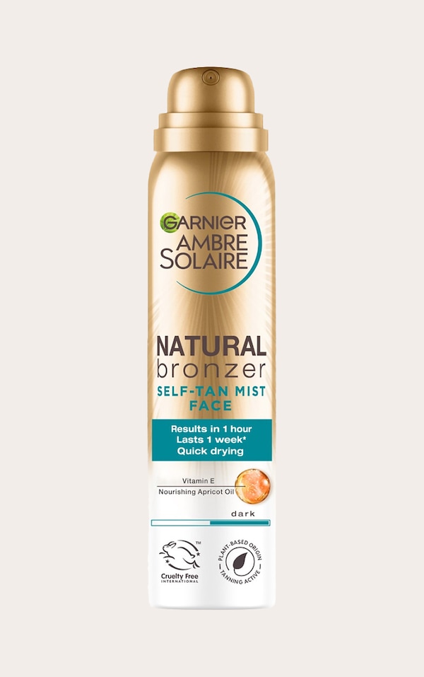 Garnier Ambre Solaire Natural Bronzer Face Tan Mist Sunkissed Glow 75ml