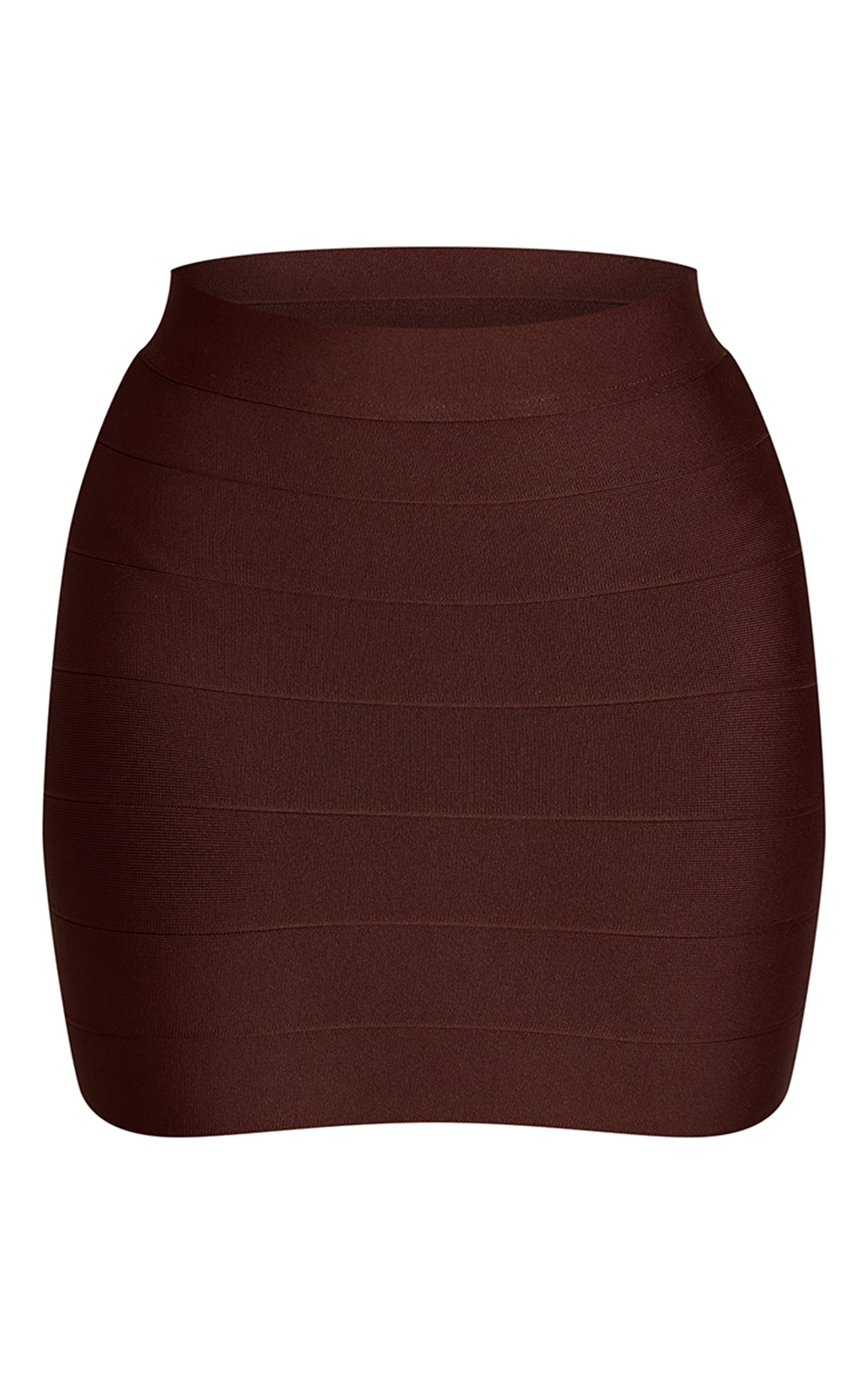 Shape Chocolate Bandage Mini Skirt image 6