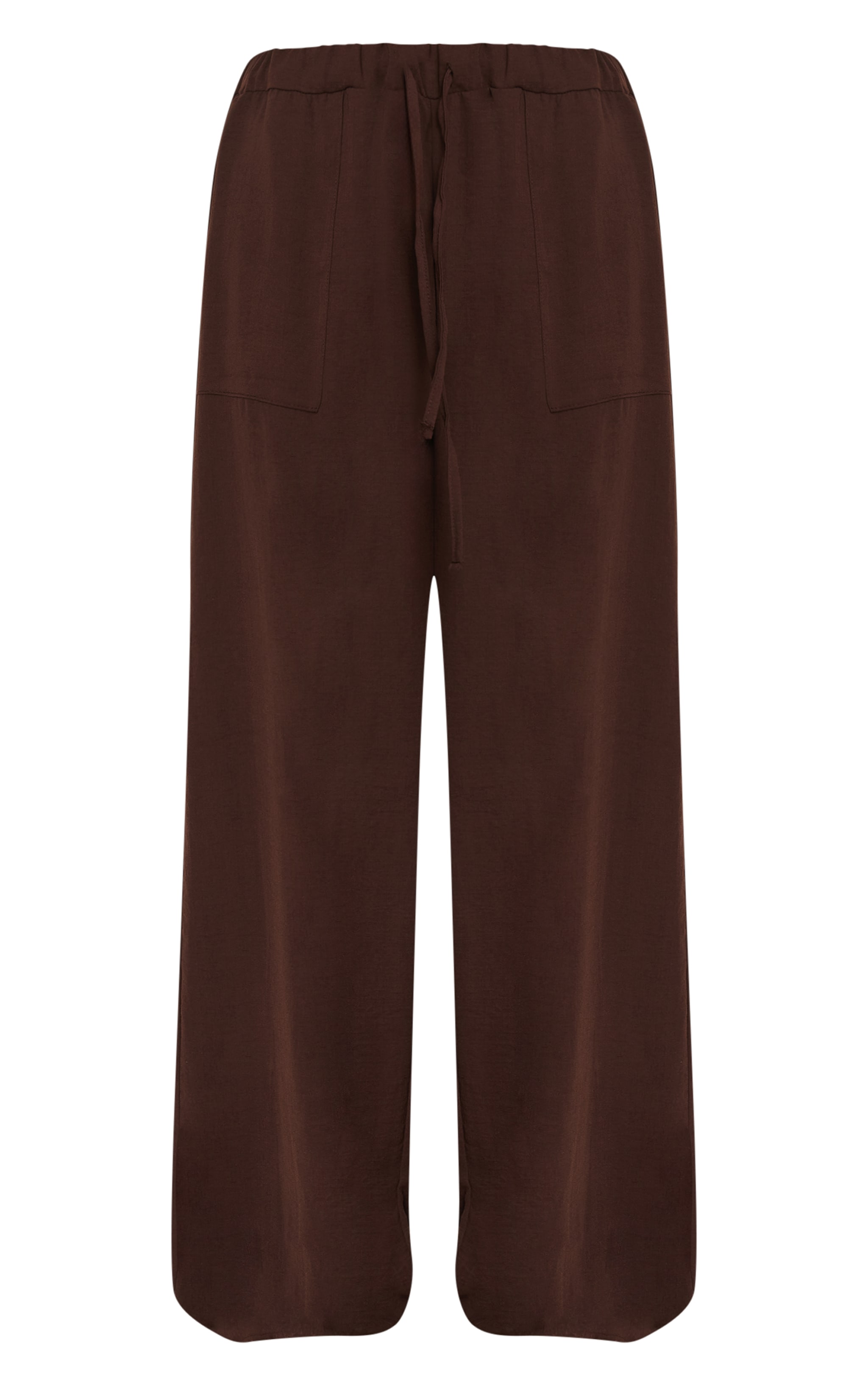 Chocolate Floaty Drawstring Beach Pants image 5