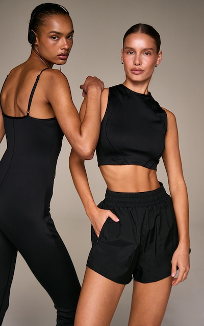 Black Ultimate Runner Built In Short