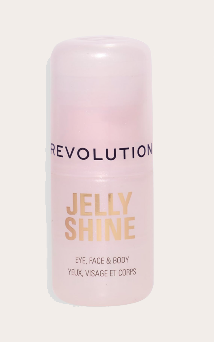 Revolution Jelly Shine Eye, Face & Body Highlight Stick Ethereal Pink image 2