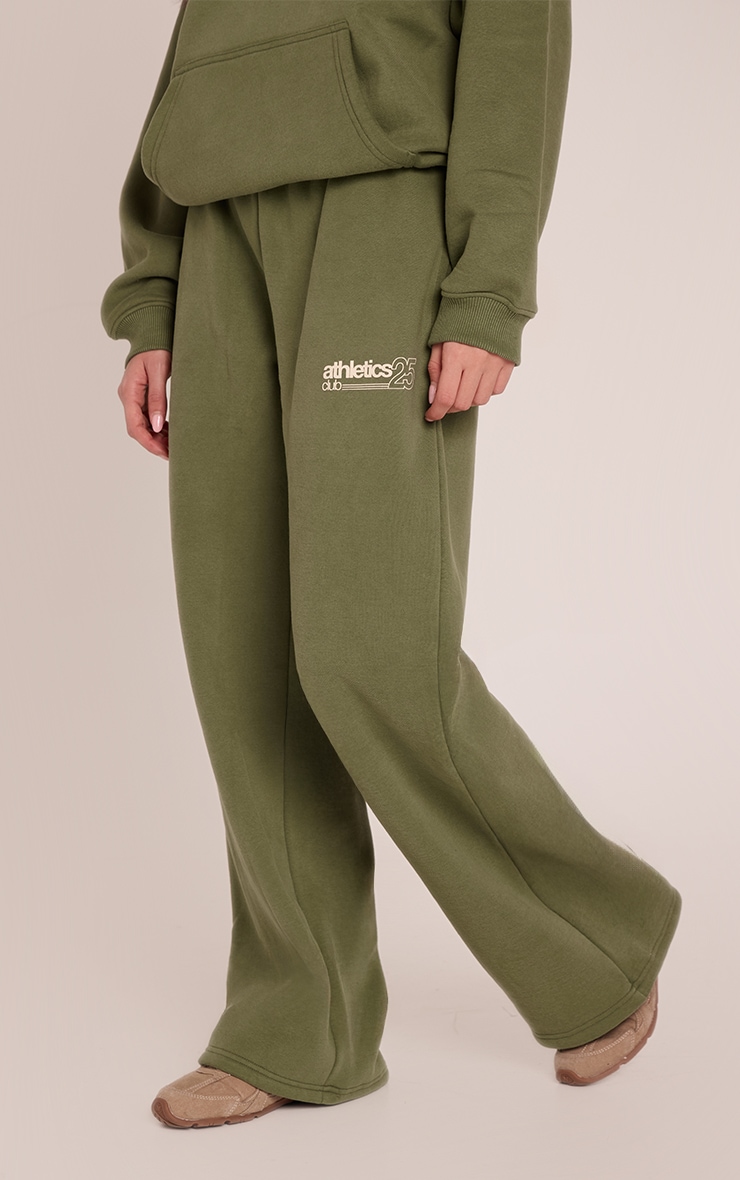 Khaki Athletics Club Cotton Fleece Straight Leg Sweatpants image 2