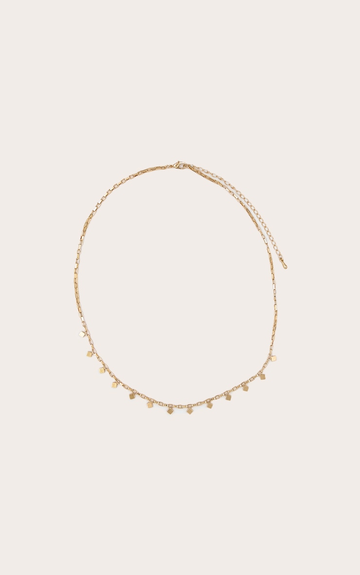 Gold Trim Choker Necklace image 1