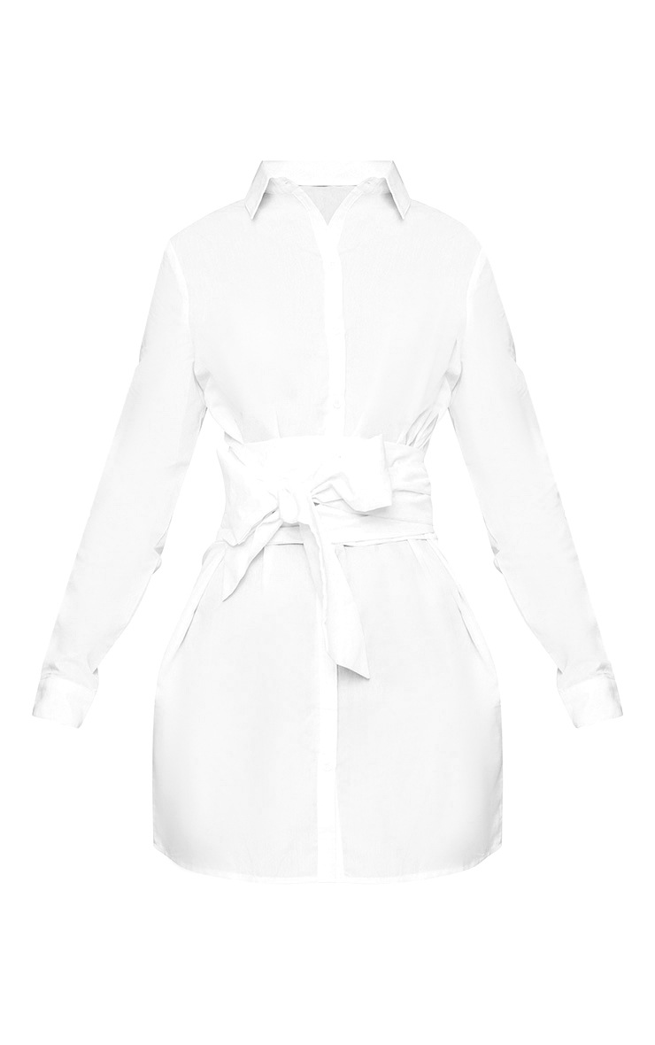 womens white dress shirt with black tie