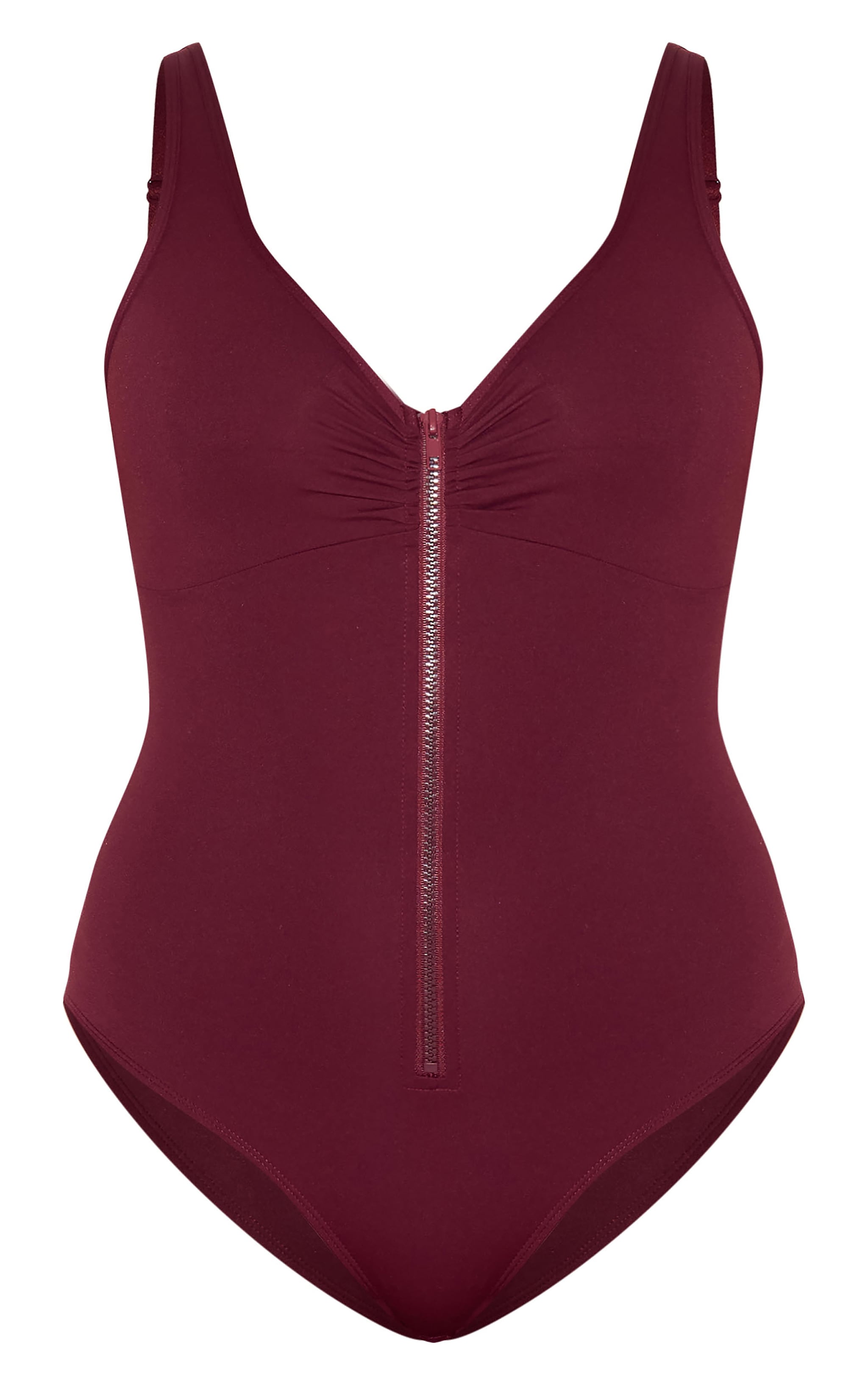 Shape Wine Active Ruched Zip Front Bodysuit image 5