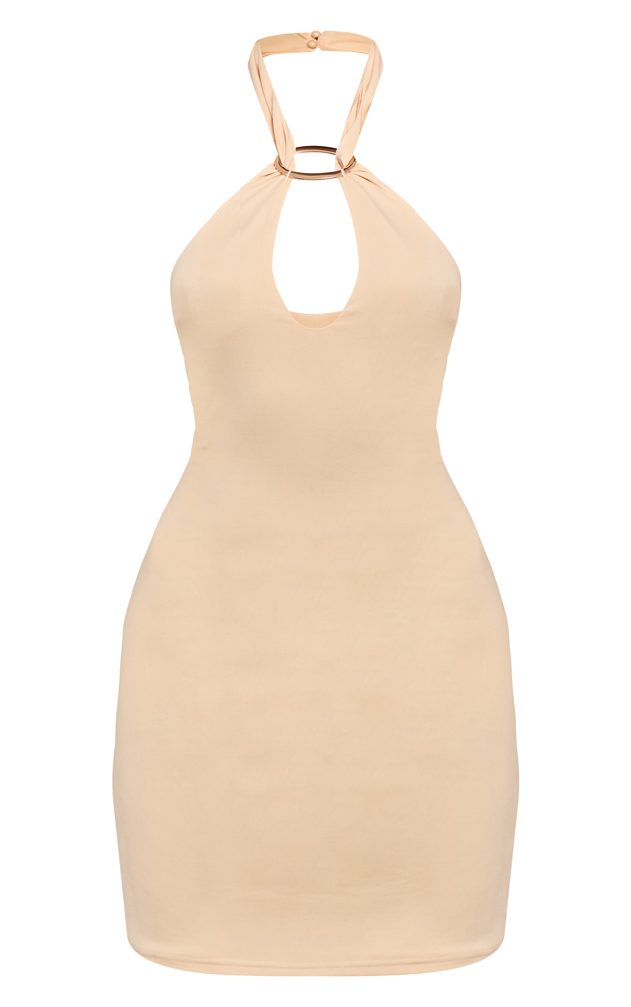 Buttercream Soft Touch Trim Detail Mini Dress image 5