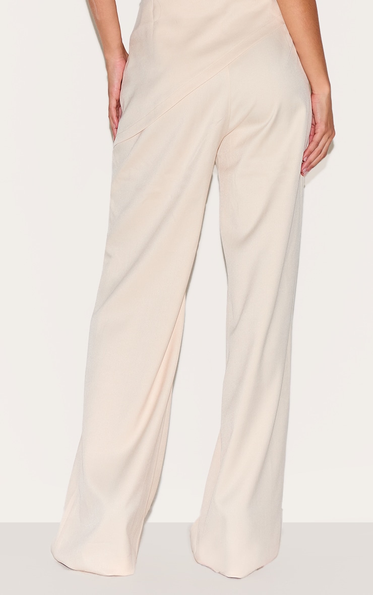 Almond Tailored Woven Wide Leg Pants image 3