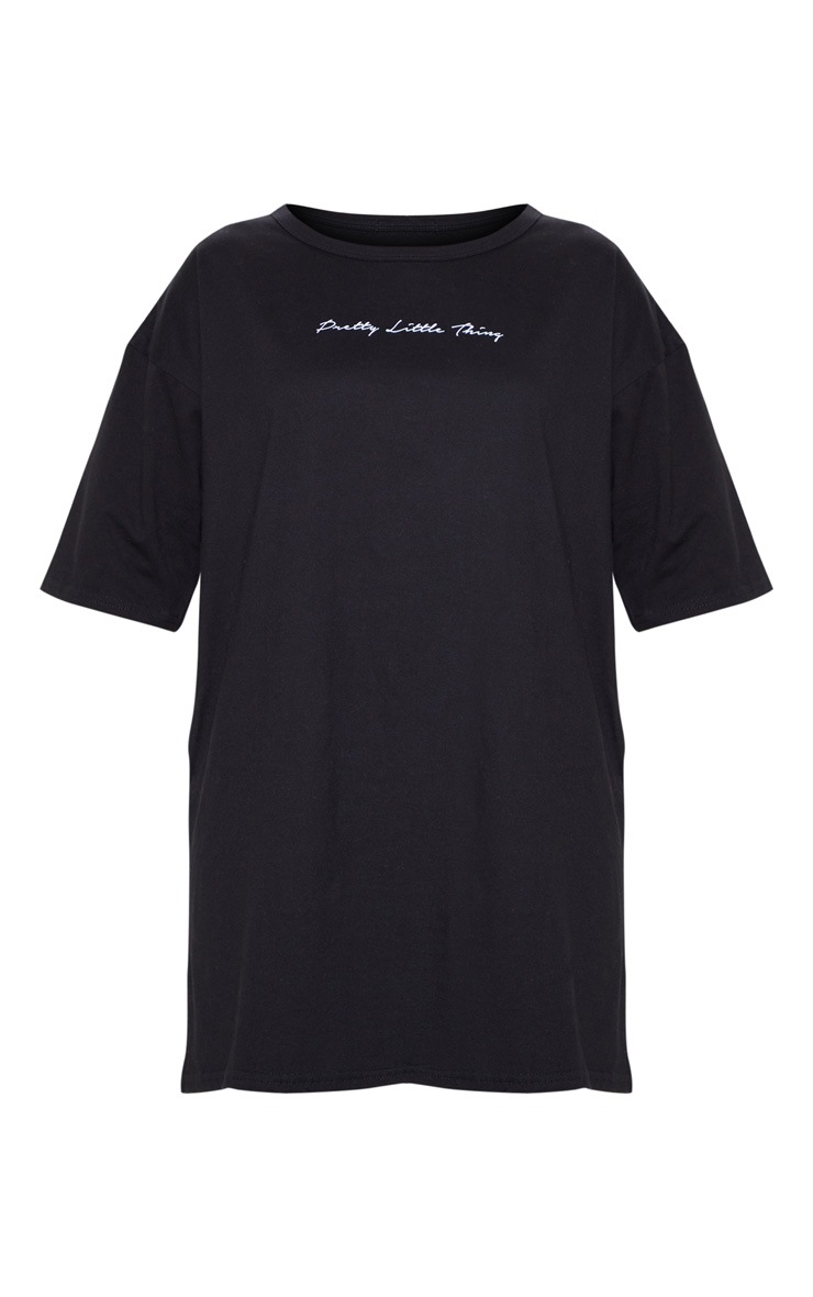 Black Plt Oversized Boyfriend T Shirt Dress ...