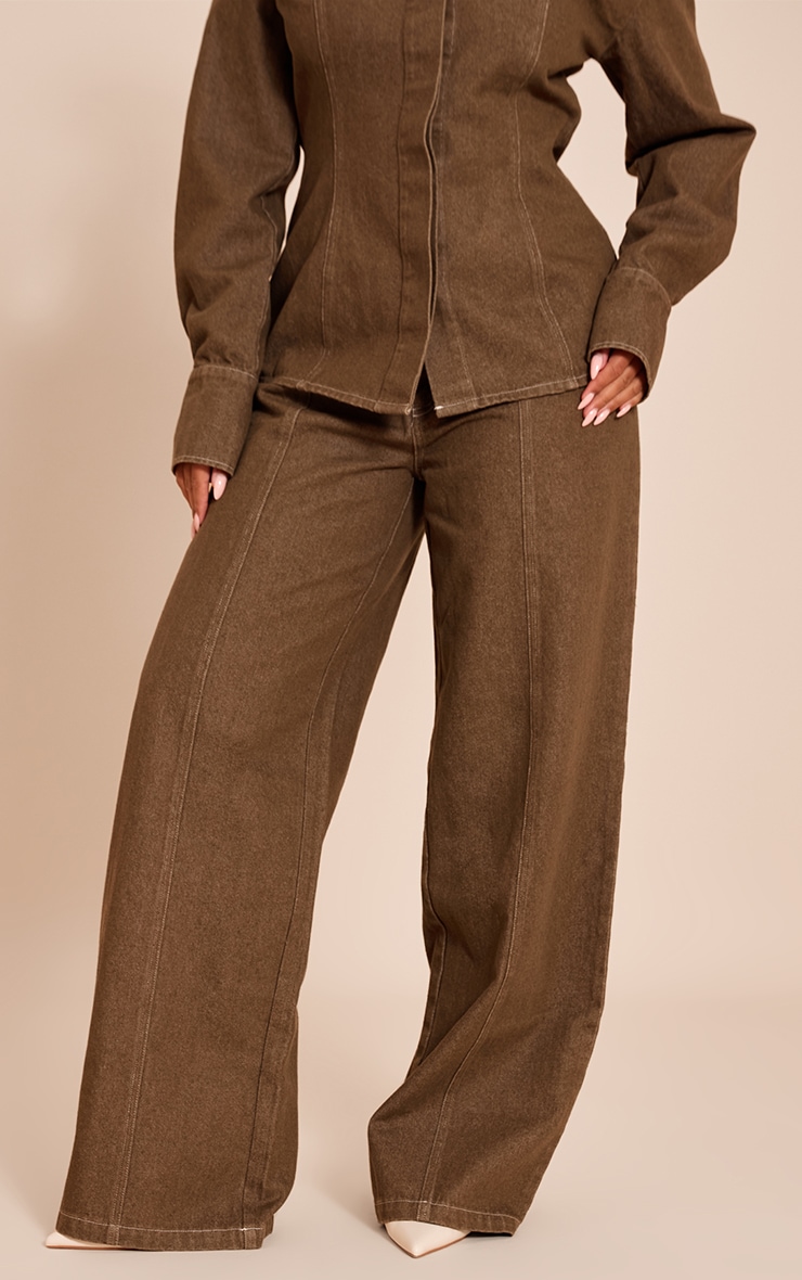 Shape Khaki Seam Front Straight Leg Twill Pant image 2