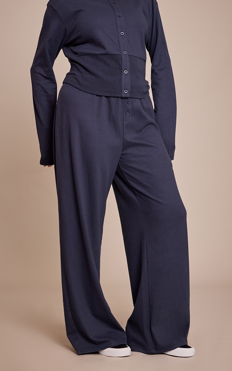 Plus Navy Super Soft Wide Leg Pants image 2
