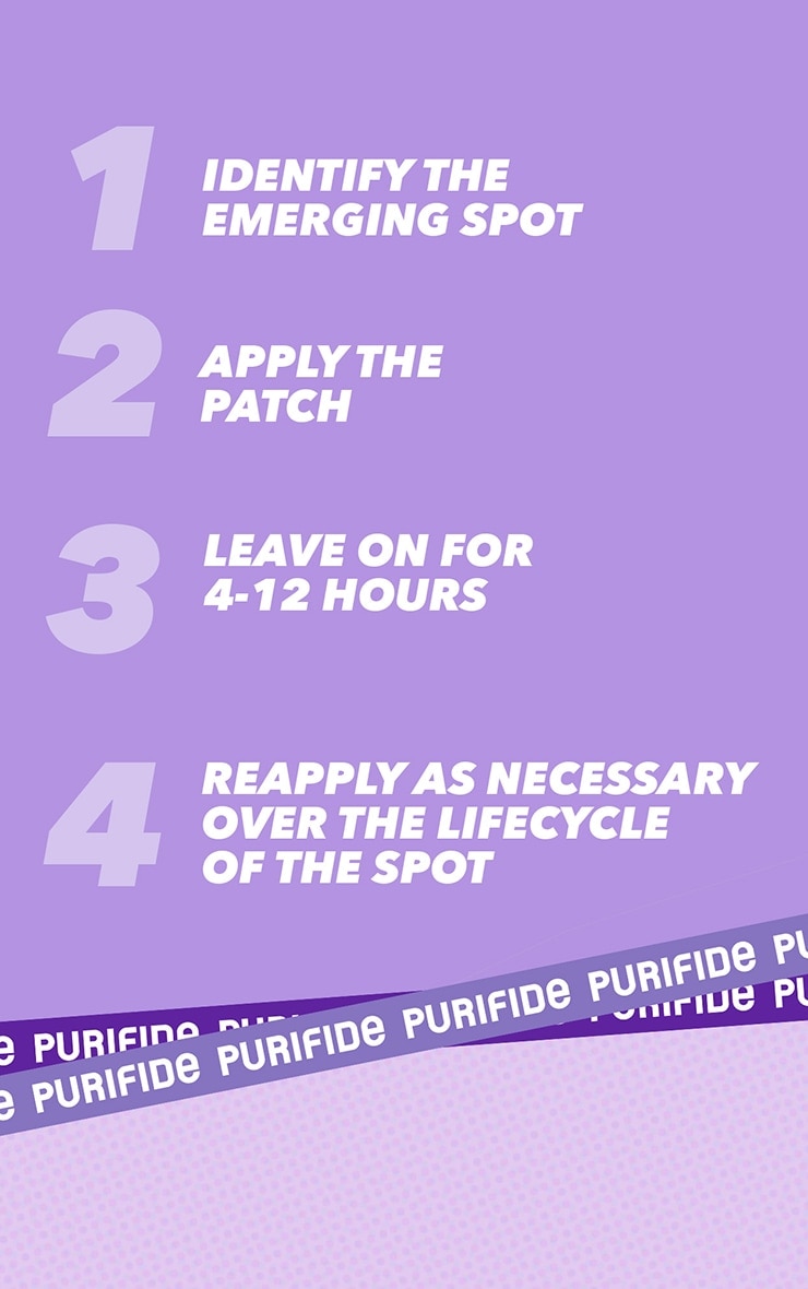 Purifide by Acnecide Salicylic Acid Power Spot Stickers 36 Pack image 3