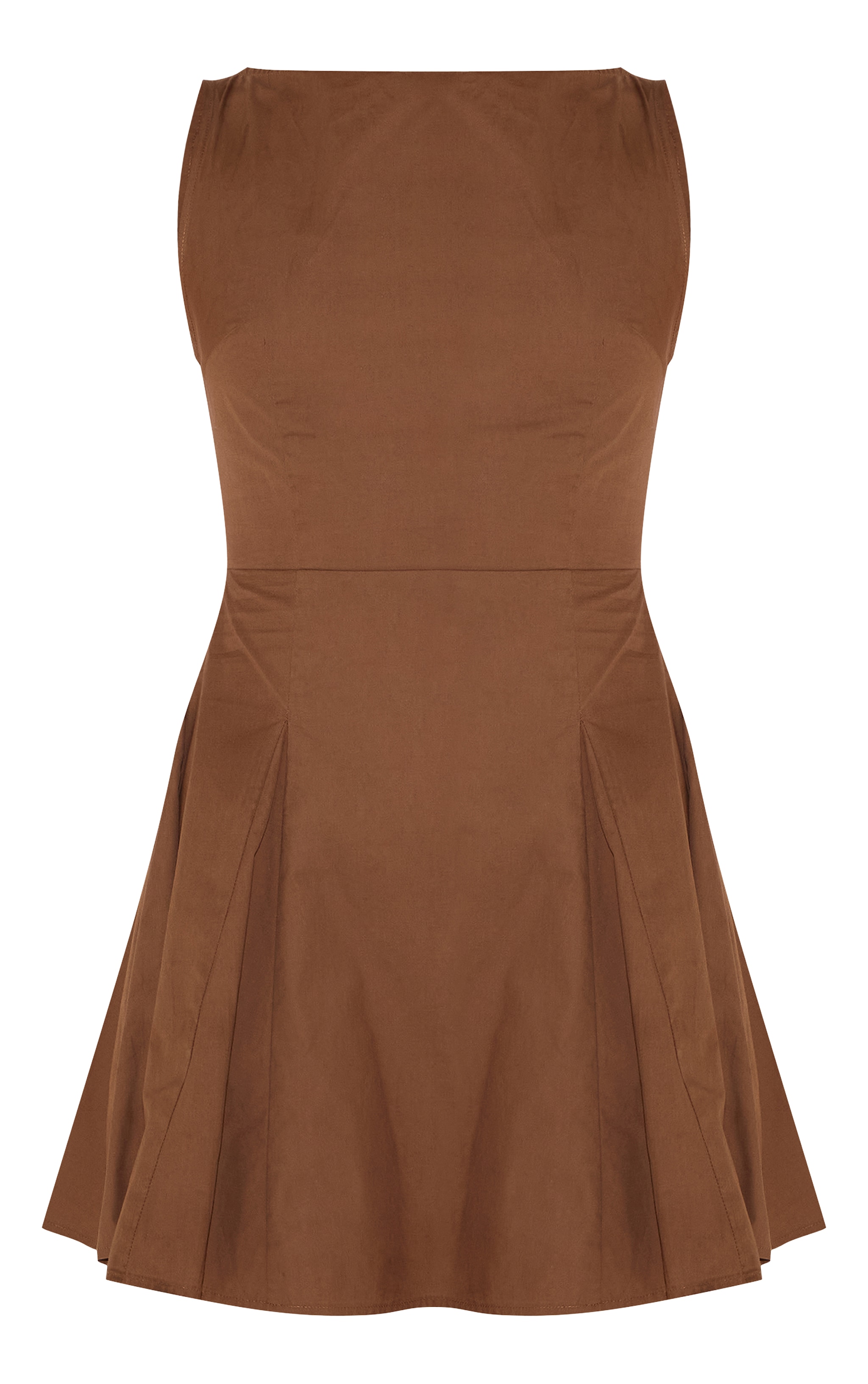 Tall Mini robe patineuse marron image 5