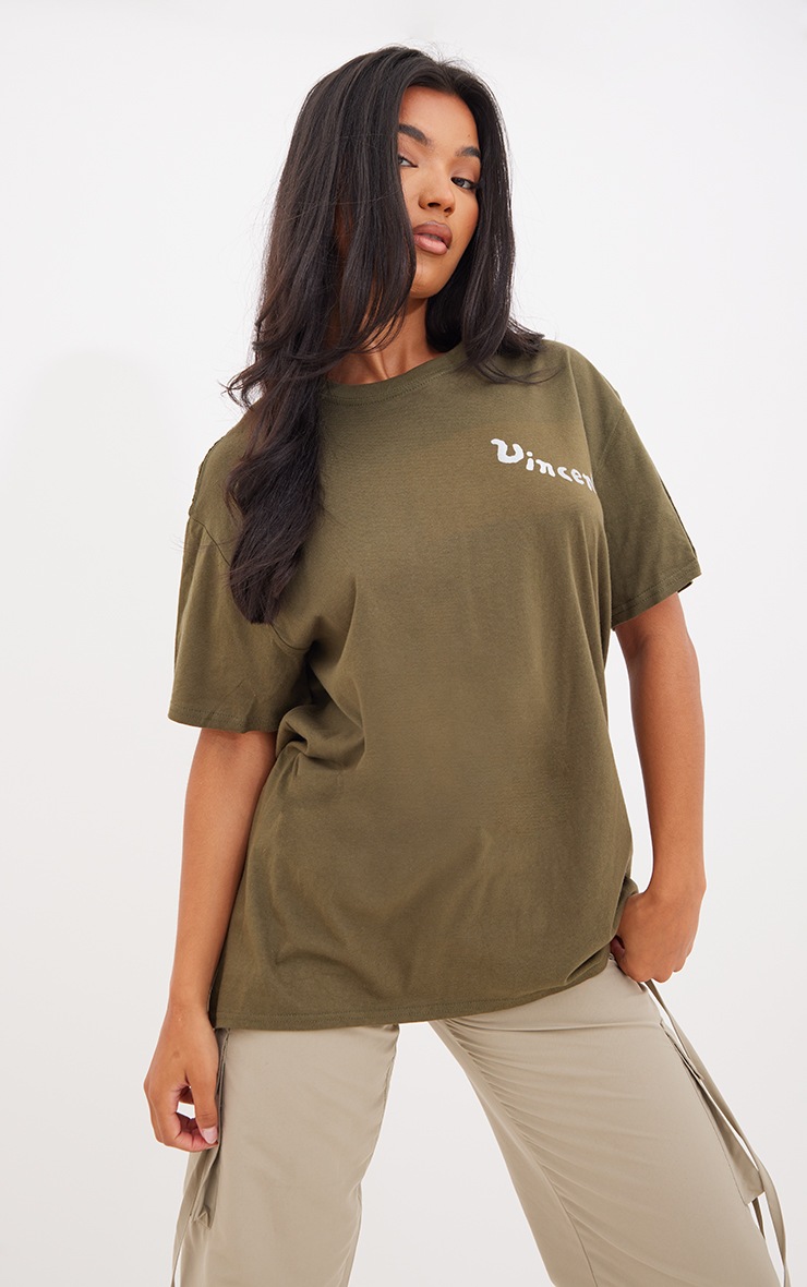  Khaki Vincent Van Gogh Print T Shirt image 2