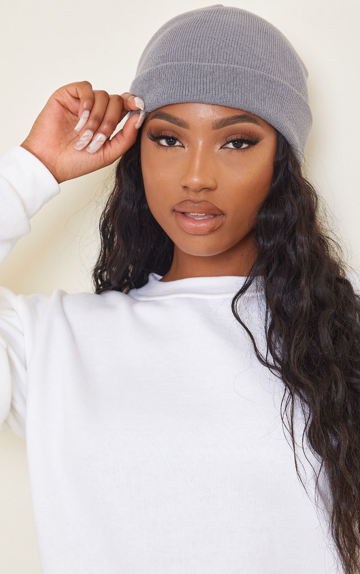 Grey Recycled Beanie