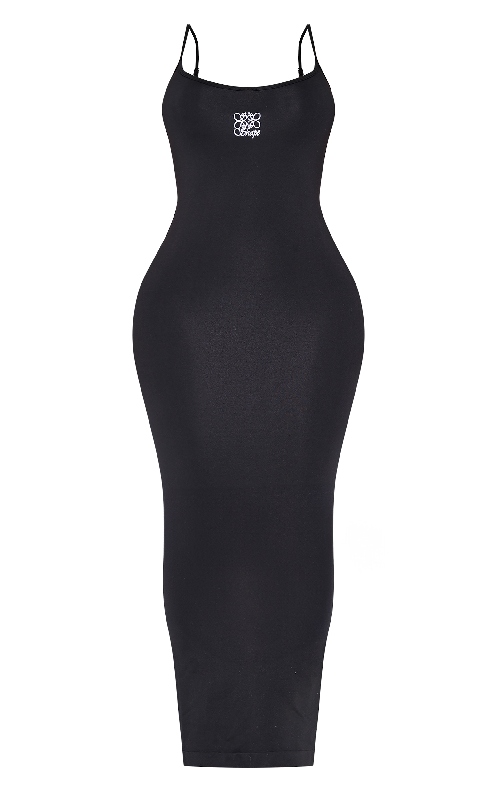 Shape Black Logo Seamless Maxi Dress image 5