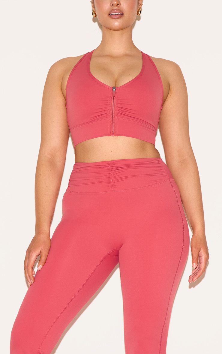 Shape Rose Active Ruched High Waisted Yoga Pants image 4