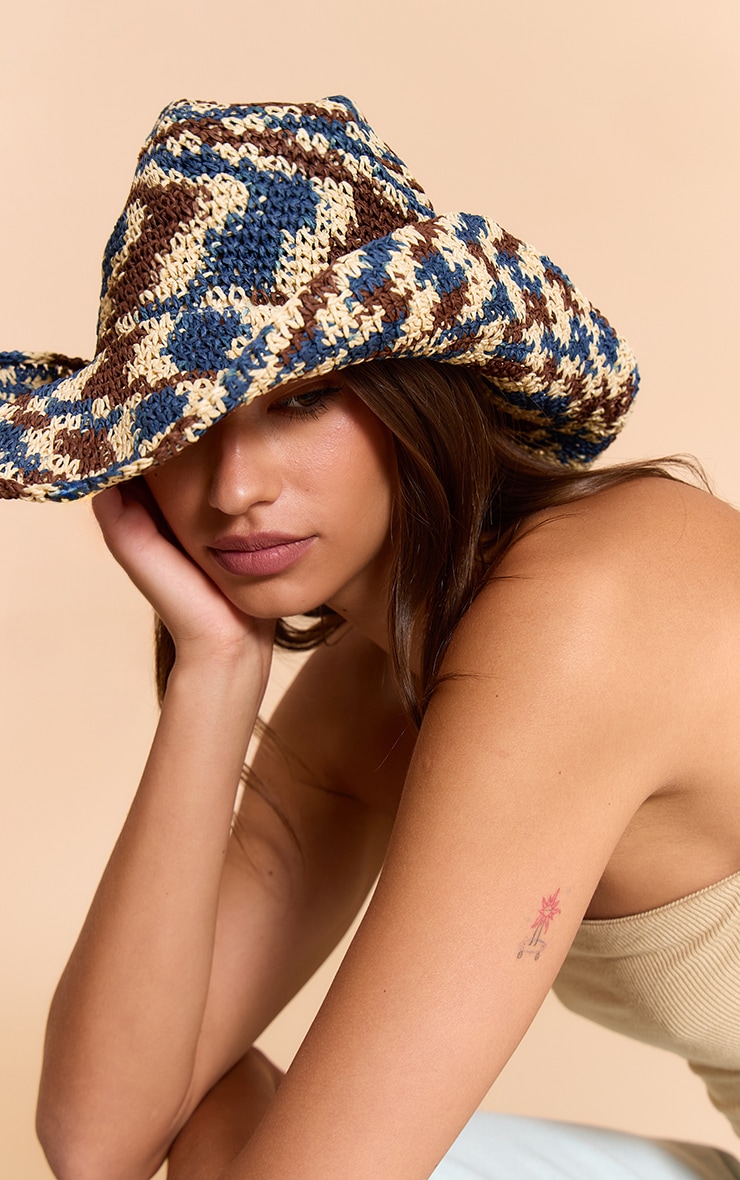 Multi Straw Cowboy Hat image 1