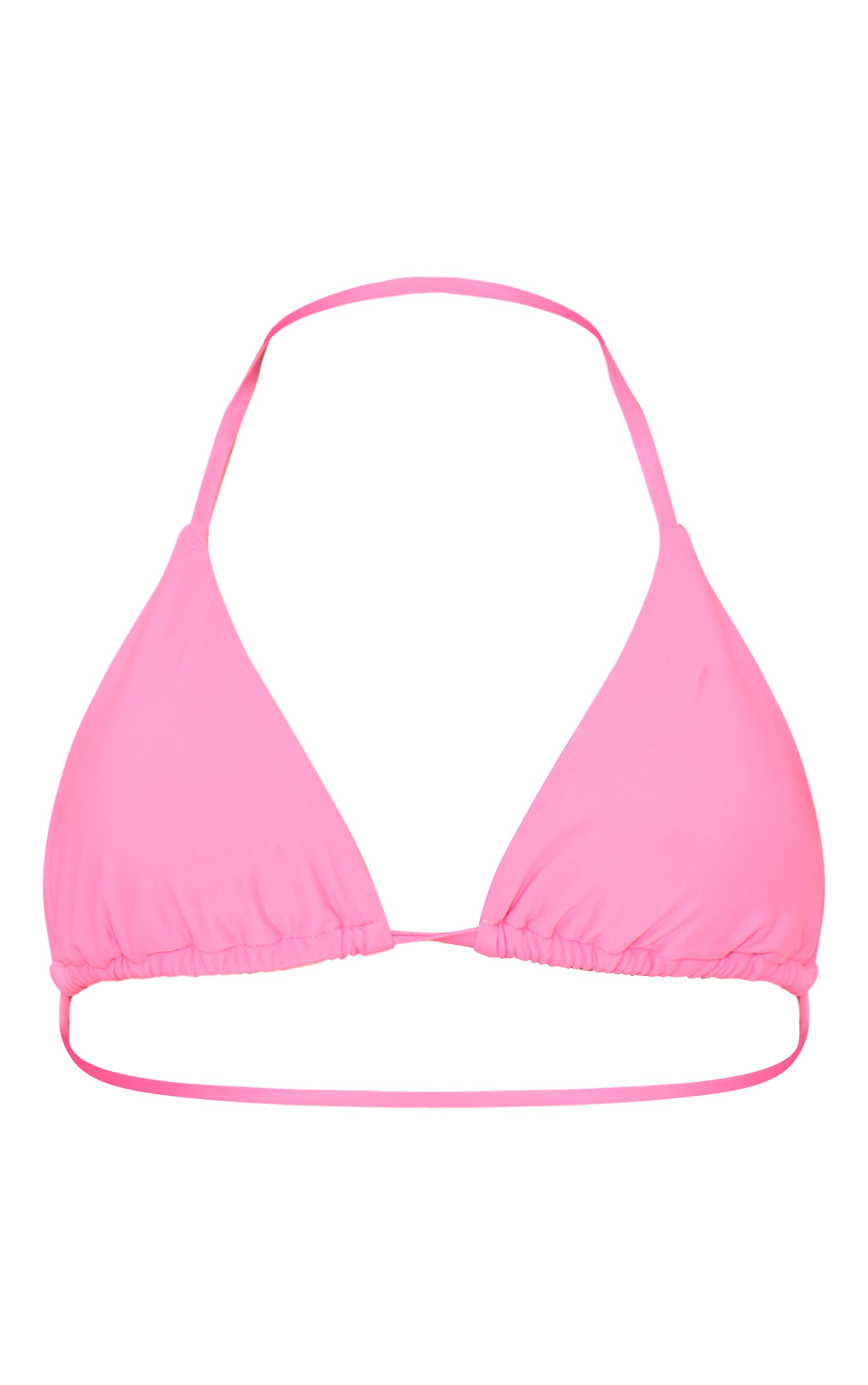 Candy Pink Mix & Match Padded Triangle Bikini Top image 5
