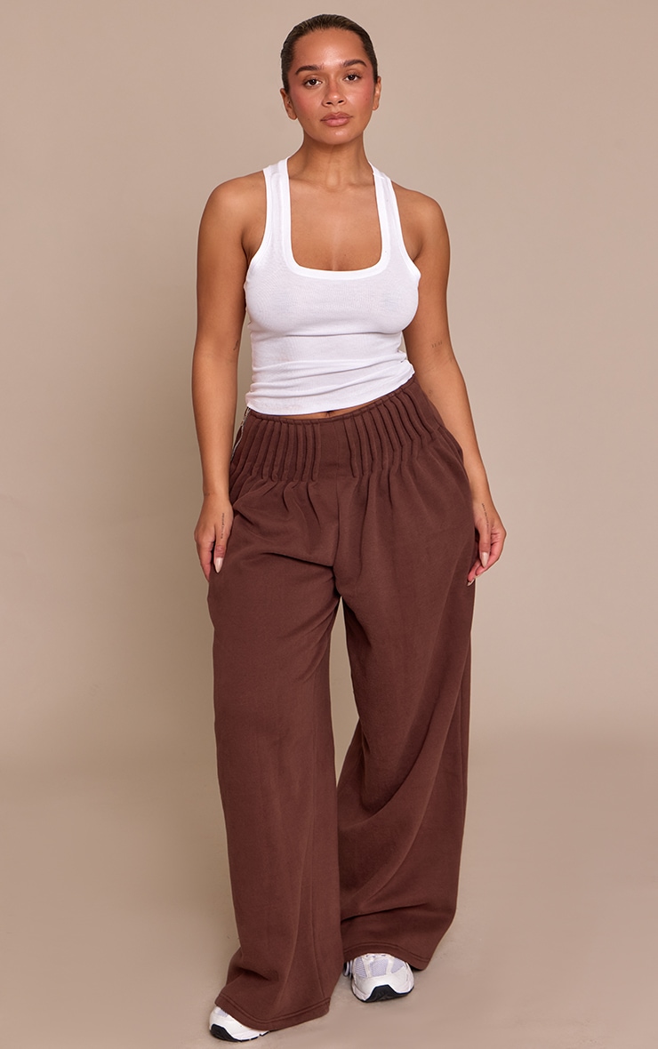 Shape Chocolate Seam Waistband Detail Joggers
