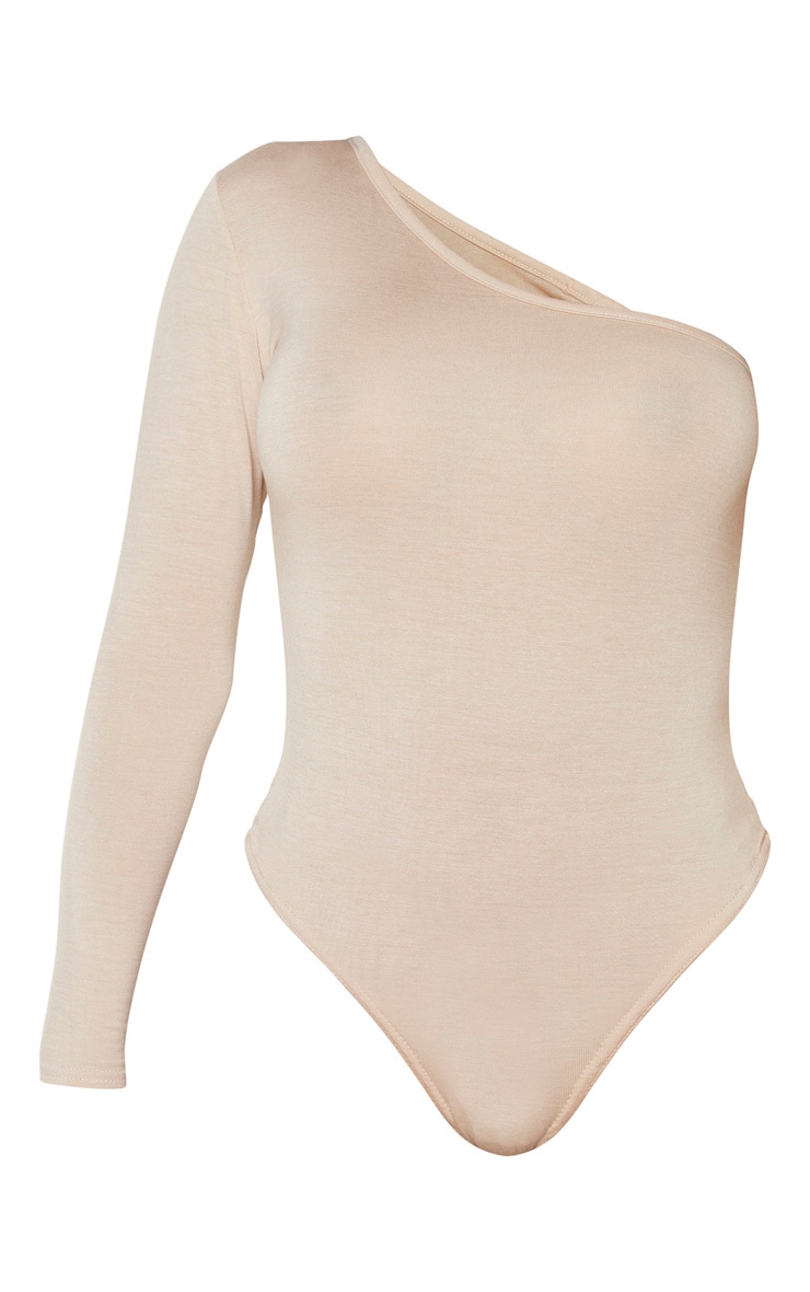 Shape Sand Jersey One Shoulder Bodysuit image 3