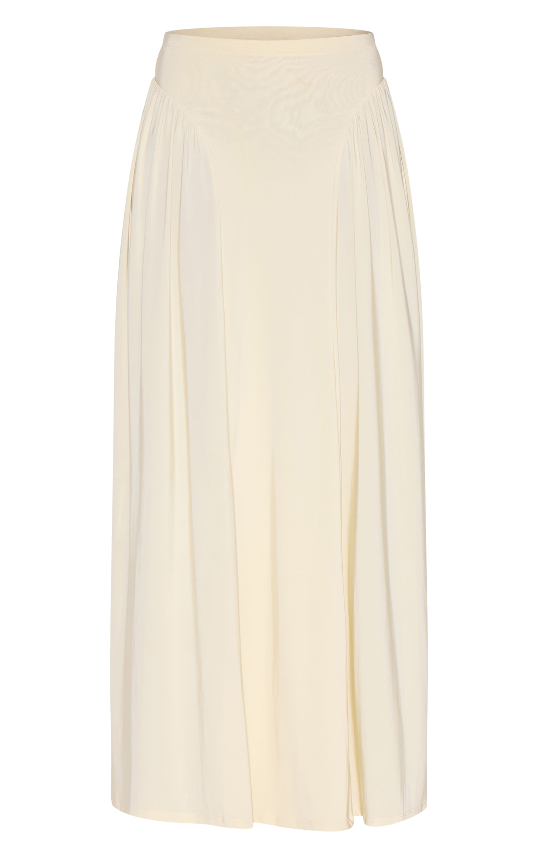 Stone Slinky Drop Waist Ruched Panel Maxi Skirt image 5