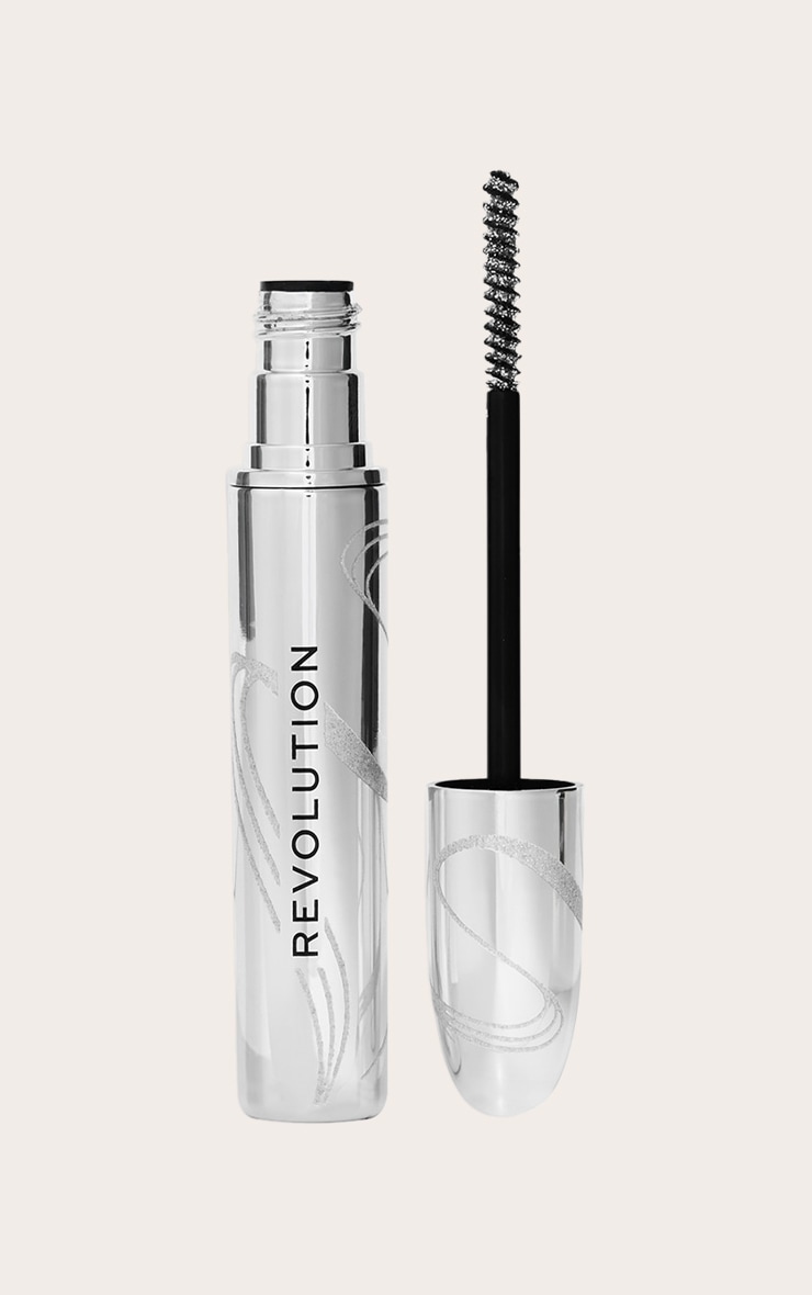Revolution Metallic Muse Glitter Top Coat Mascara - Silver image 1