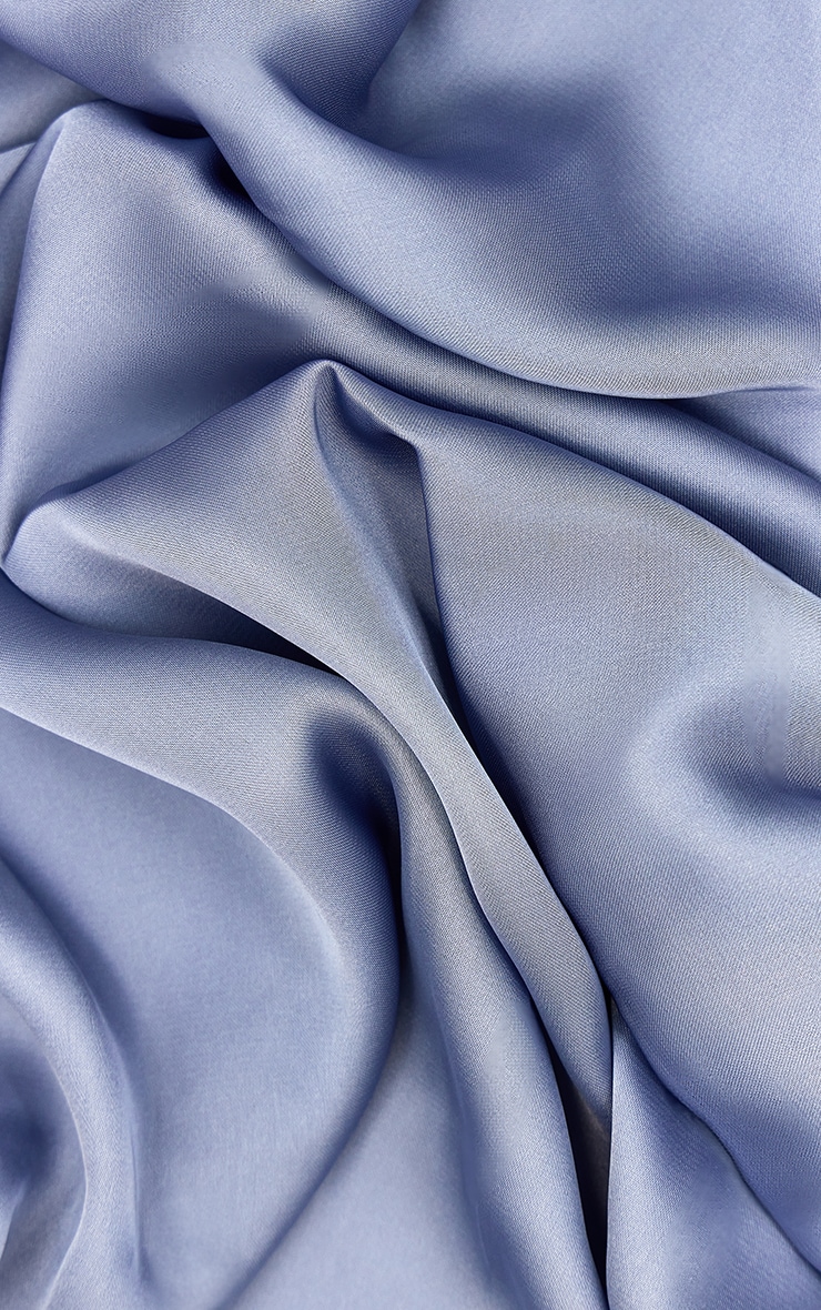 Powder Blue Satin Bandana image 2