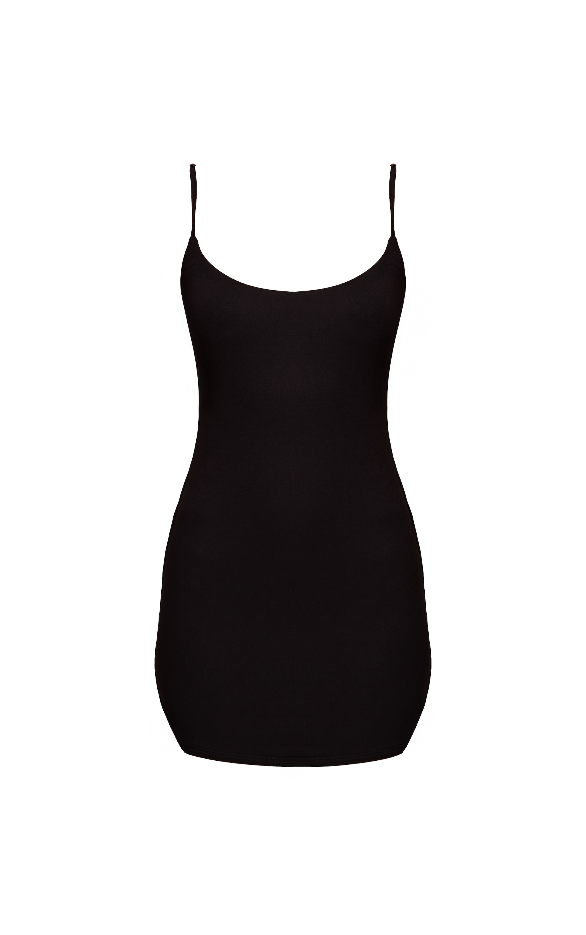 Black Soft Touch Jersey Strappy Bodycon Dress image 5
