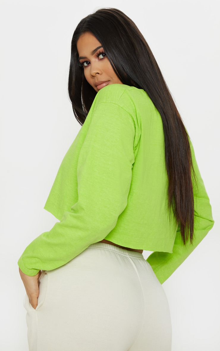 Lamptons Long Sleeve Tee Neon Coral