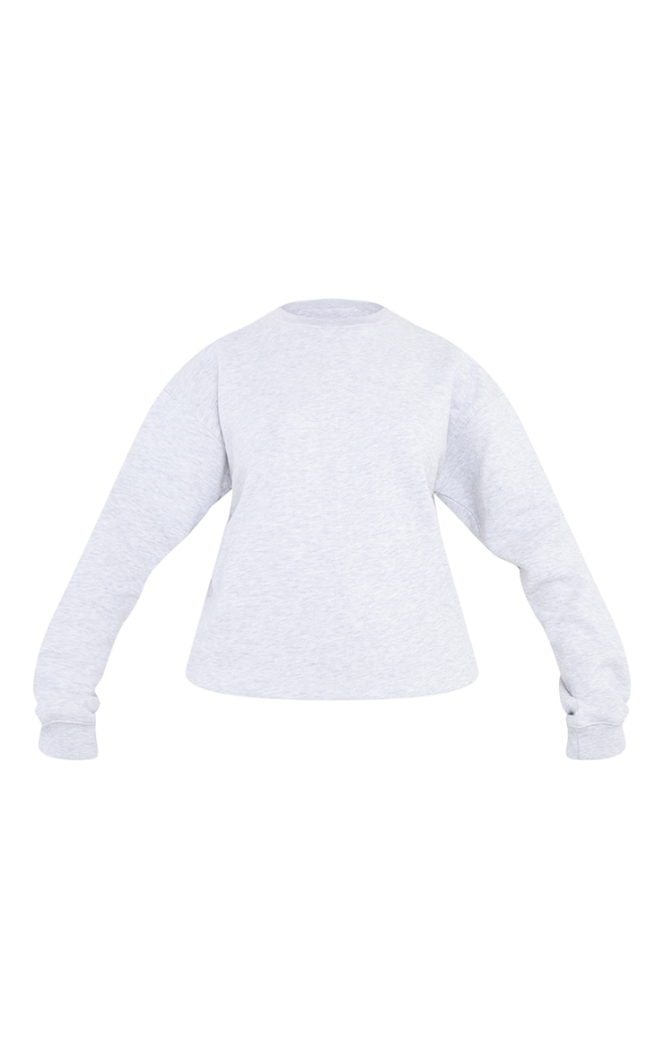 Tall Grey Marl Ultimate Oversized Sweatshirt image 2