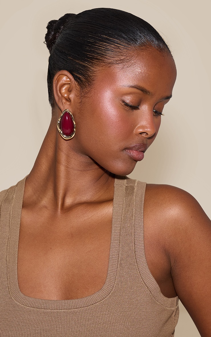Lovisa Acrylic Tortoise Shell Hoop Earrings At Hamilton Place In