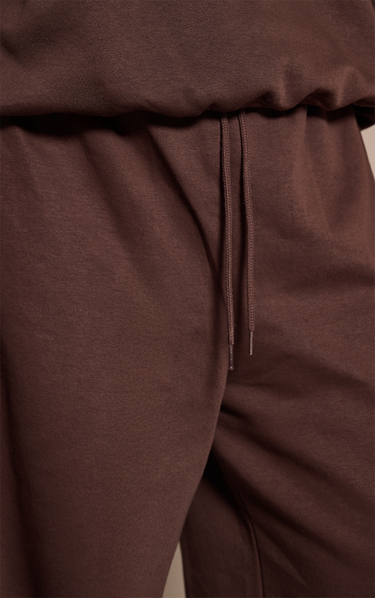 Plus Chocolate Marl Barrel Leg Joggers image 4