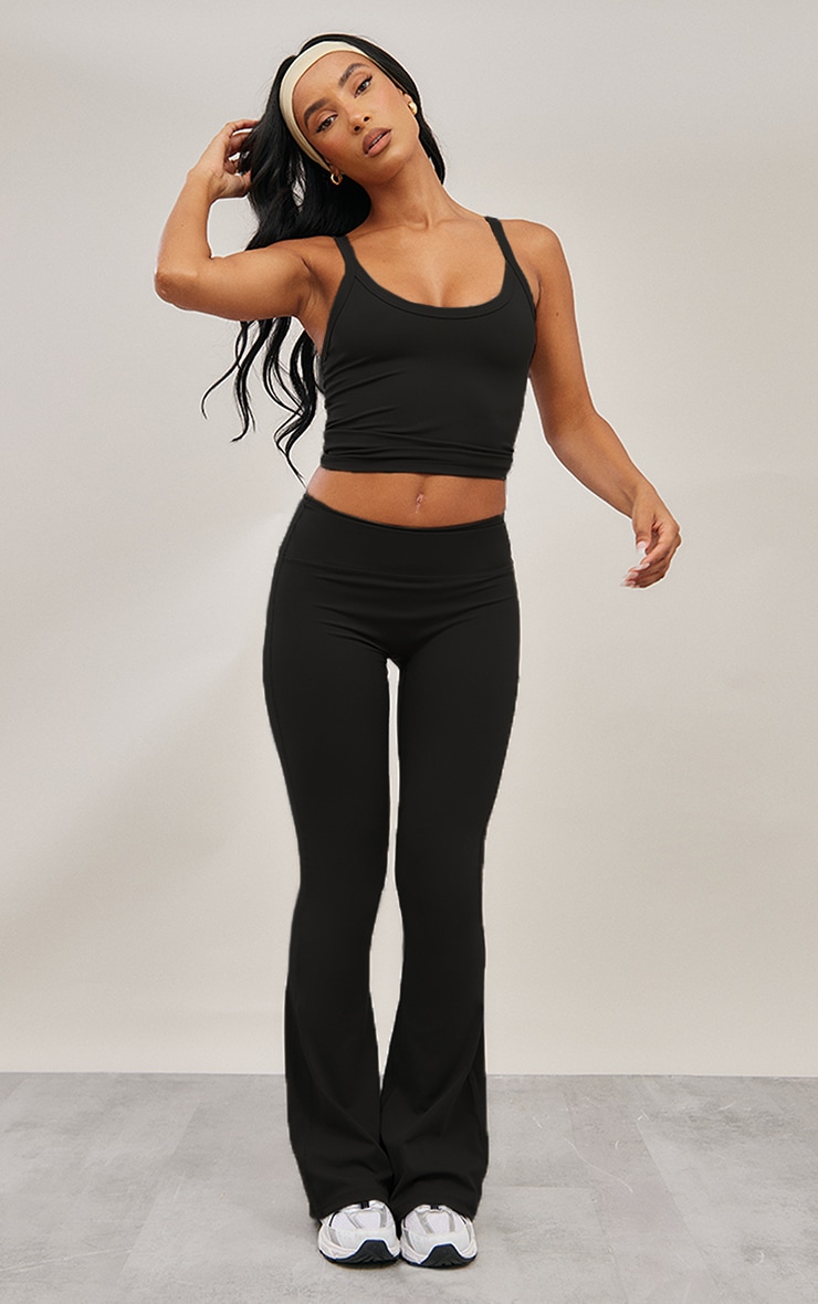 Pantalon de yoga flare noir Sculpt image 2