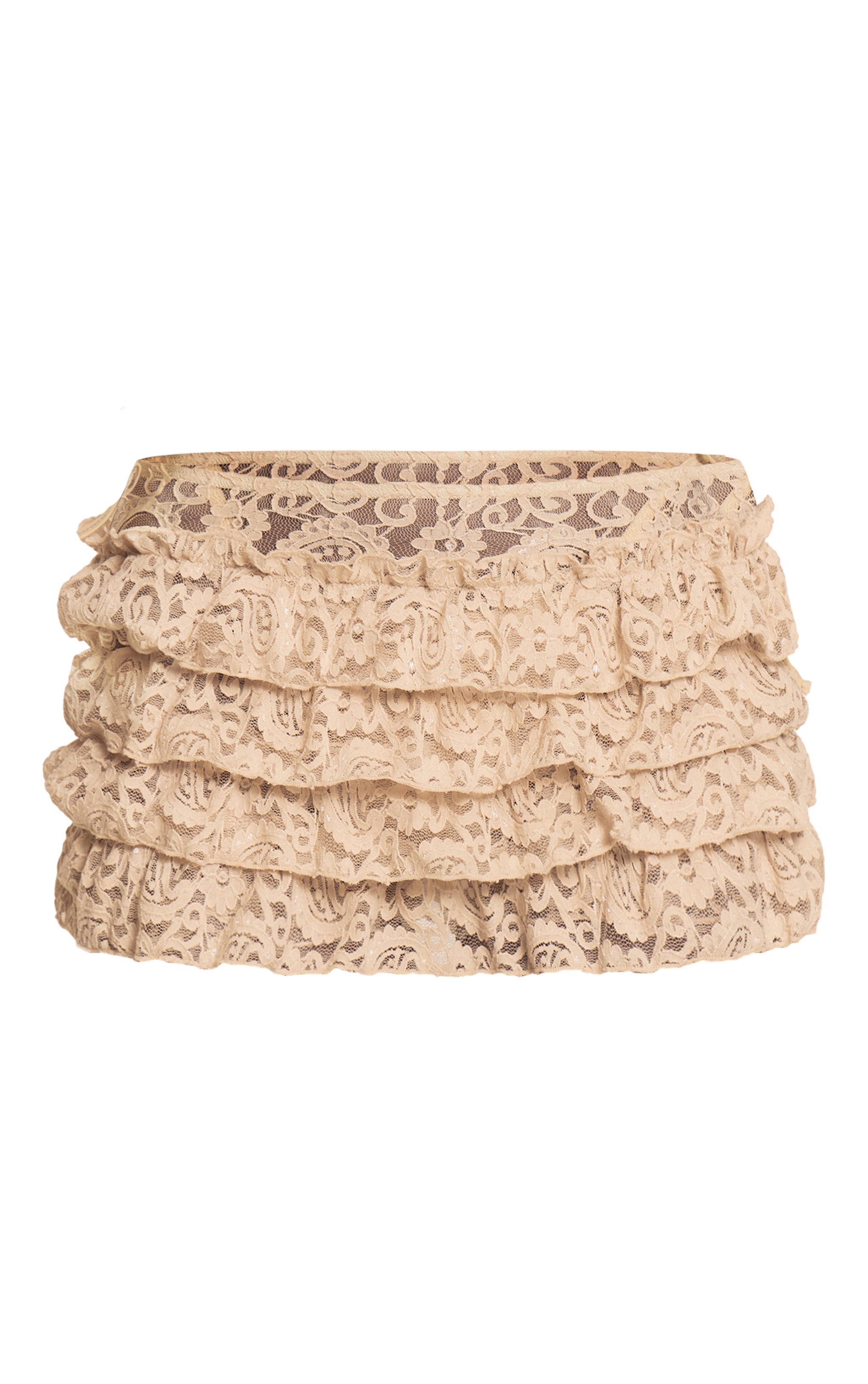 Short-culotte bouffant de plage en dentelle crème image 6