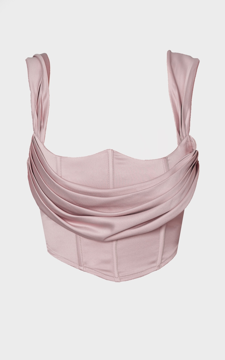Top Bebe Drapé Cerise - Taille S - Neuf Avec étiquettes - Style Blouse