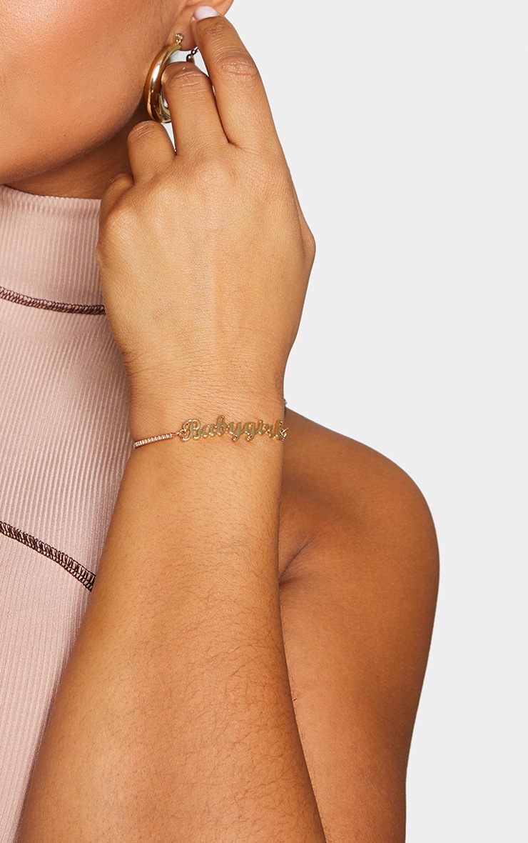 Gold Babygirl Bracelet
