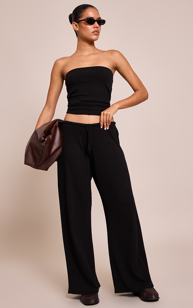 Black Bandeau Top image 3