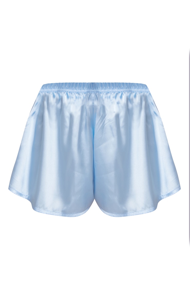 Blue Satin Floaty Pj Short image 6