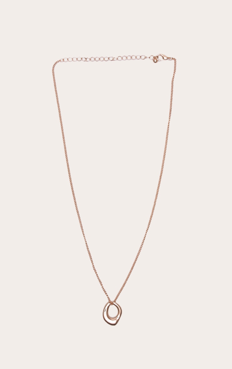 Collier doré à chaîne délicate et pendentif image 2