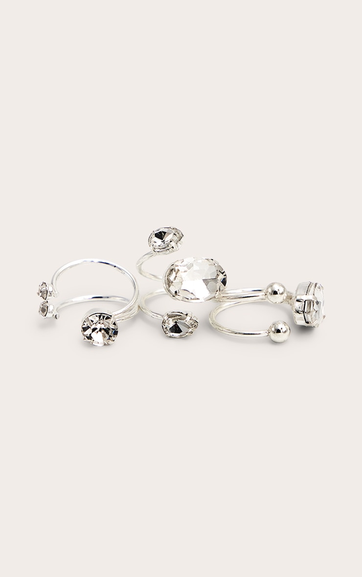 Silver Jewel Multipack Rings image 2