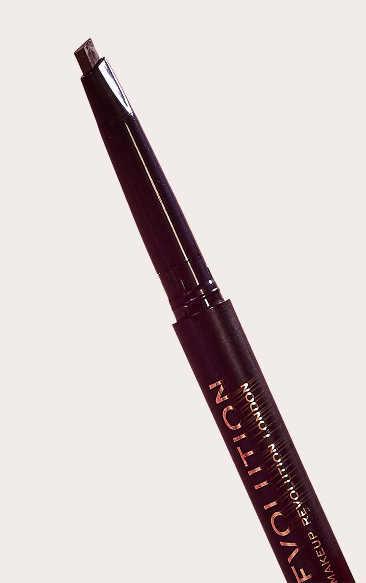 Makeup Revolution Crayon duo Brow Definer Medium Brown image 3
