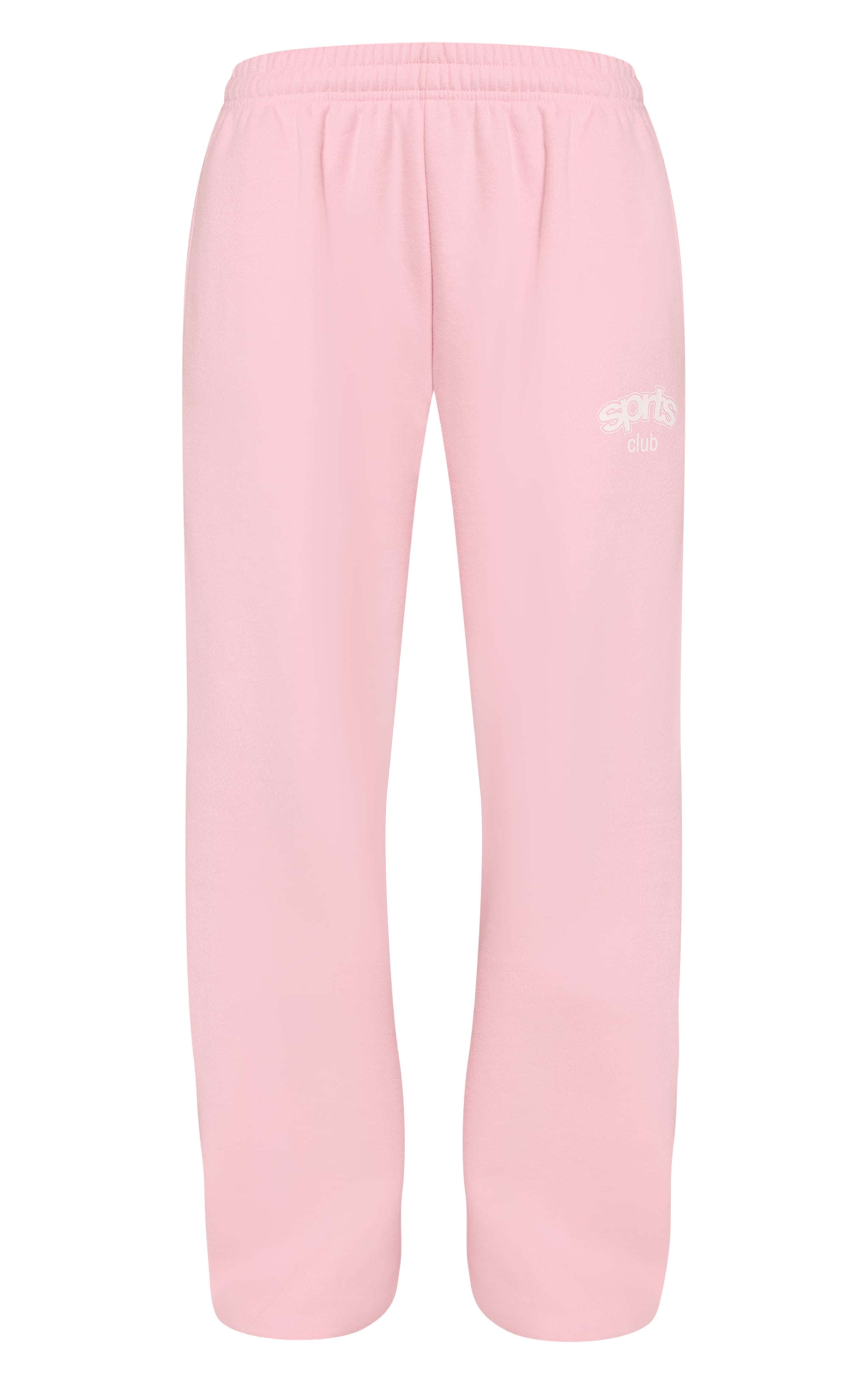 Baby Pink PLT Sports Club Cuffed Sweatpants image 5