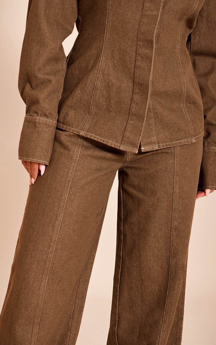 Shape Khaki Seam Front Straight Leg Twill Pant image 4