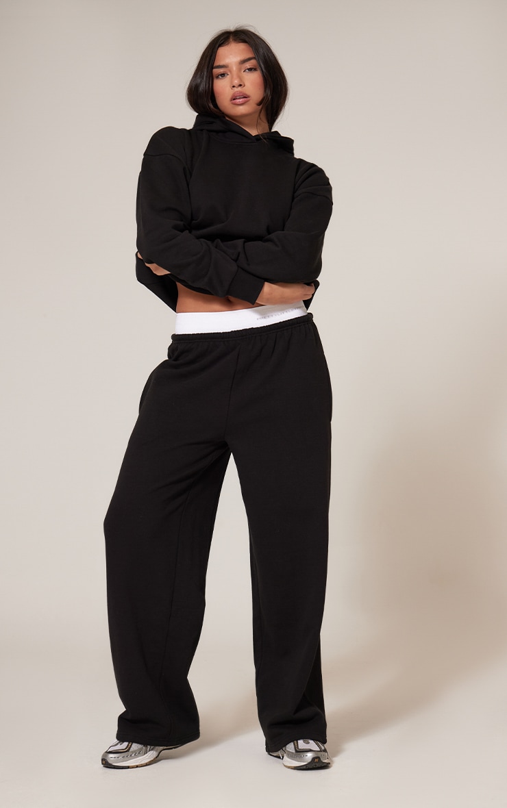 Black Premium Basic Oversized Hoodie | Sweat