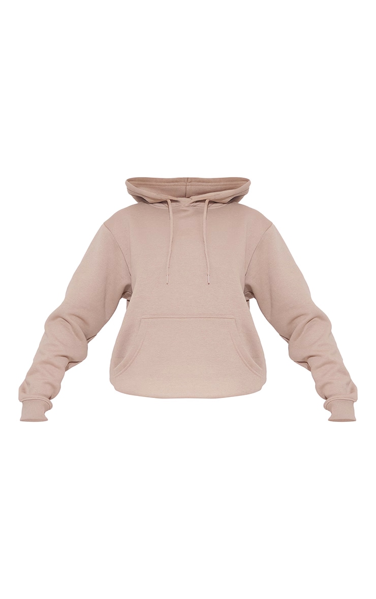 PRETTYLITTLETHING Mocha Established 2012 Oversized Hoodie image 5