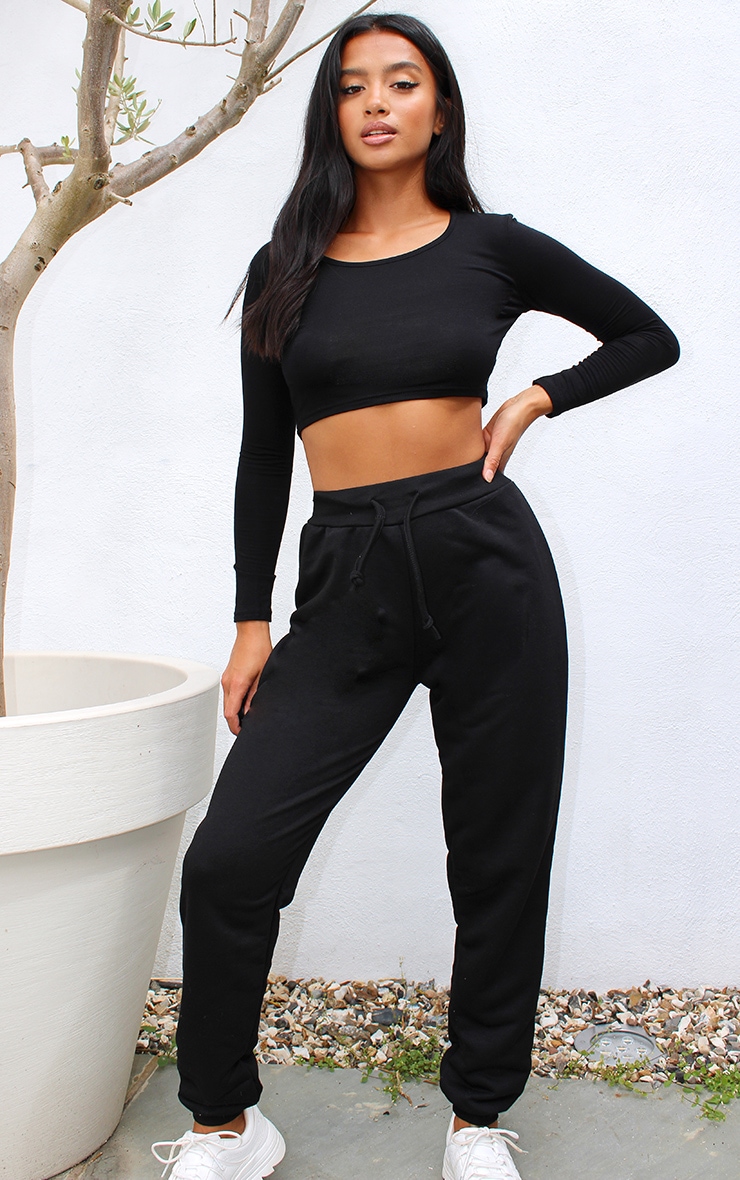 Petite Black Ultimate Sweat Track Pants