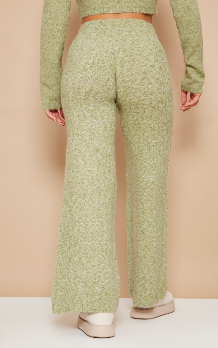 Pistachio Luxe Knit Side Rib Pants image 3