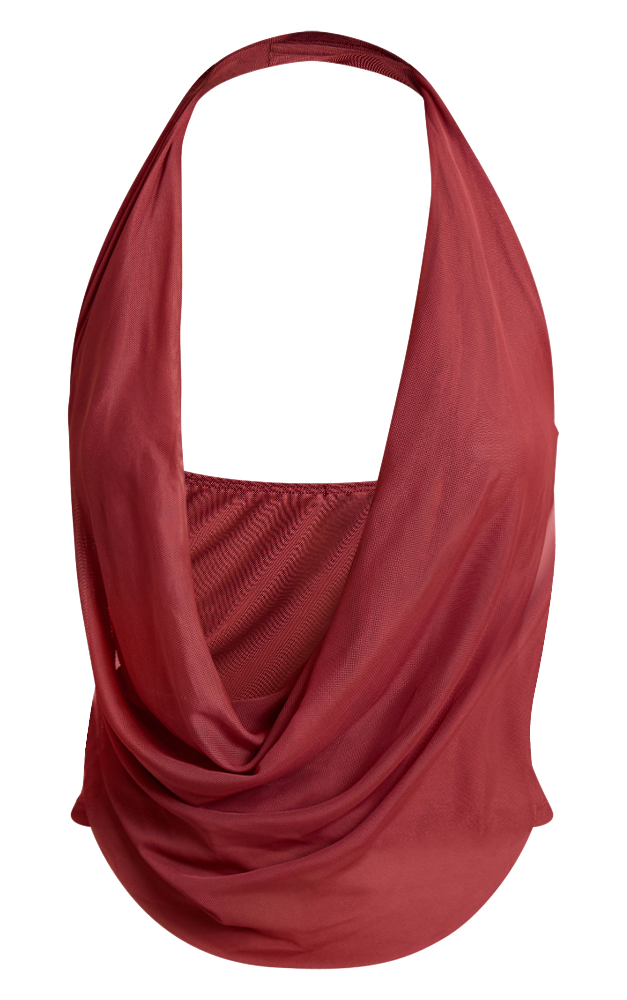 Top en mesh mauve à dos nu image 5