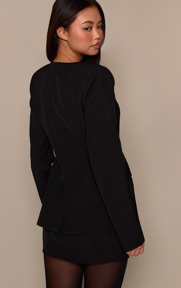 Black A-Line Mini Skirt image 3