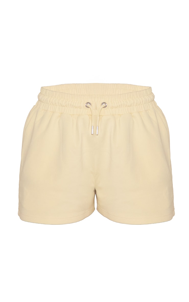 Short tissé crème au beurre à logo brodé image 5